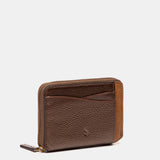 Bronze leather card holder