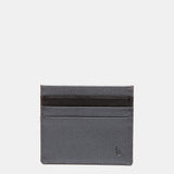 Silver leather card holder