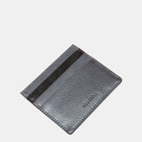 Silver leather card holder