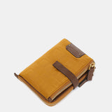 Cartera pequeña en nylon ámbar