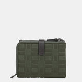 Cartera pequeña en nylon verde