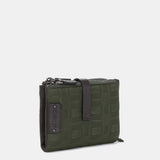 Cartera pequeña en nylon verde