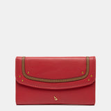 Medium red leather wallet