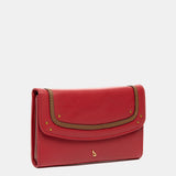 Medium red leather wallet
