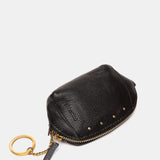 Schwarze Ledertasche