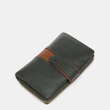 Medium green leather wallet