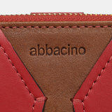 Small wallet in red leather
