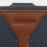 Cartera pequeña en piel azul