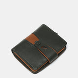 Cartera pequeña en piel verde