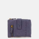 Cartera pequeña en piel azul