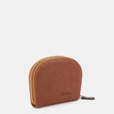 Cognac leather wallet