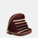 Burgundy leather wallet