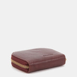 Burgundy leather wallet