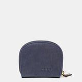 Blue leather wallet