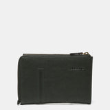 Mittel Portfolio in grünem Leder