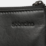 Cartera grande en piel negra
