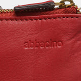 Medium red leather wallet
