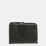 Cartera pequeña en piel negra