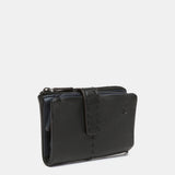Cartera pequeña en piel negra