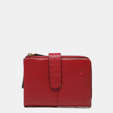 Cartera pequeña en piel roja
