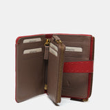 Cartera pequeña en piel roja