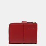 Cartera pequeña en piel roja
