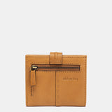 Tarjetero en piel cognac