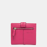 Tarjetero en piel fucsia