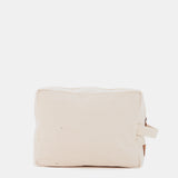 Grün gestreifte Strandtasche aus Baumwolle