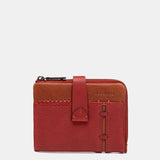 Cartera pequeña en piel roja
