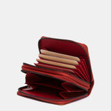 Cartera pequeña en piel roja