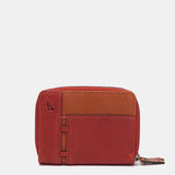 Cartera pequeña en piel roja