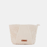 Neceser de playa de algodón beige