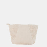 Neceser de playa de algodón beige