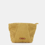 Amber cotton beach pouch