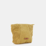 Amber cotton beach pouch