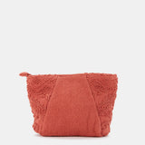 Strandtasche aus orangefarbener Baumwolle