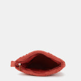 Strandtasche aus orangefarbener Baumwolle