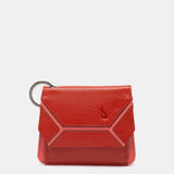 Cartera pequeña en piel roja
