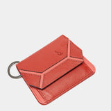 Cartera pequeña en piel roja