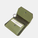 Cartera pequeña en piel verde