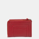 Cartera pequeña de piel roja