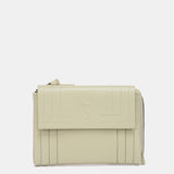 Cartera pequeña de piel verde