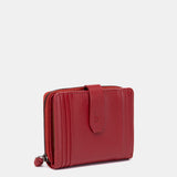 Cartera pequeña de piel roja