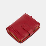 Cartera pequeña de piel roja