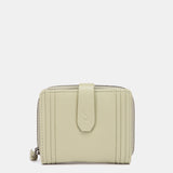 Cartera pequeña de piel verde