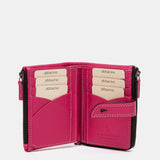 Kleine Geldbörse aus fuchsiafarbenem Leder