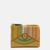 Cartera pequeña en piel verde