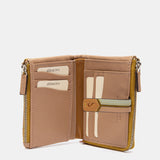 Cartera pequeña en piel verde