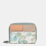 Kleine Geldbörse aus grünem Leder